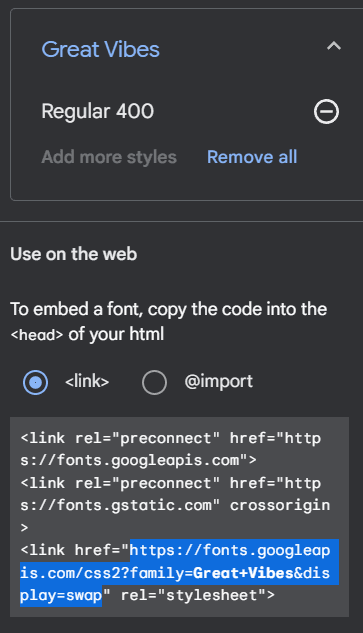 Stripo Custom Fonts _ Embedding Your Link