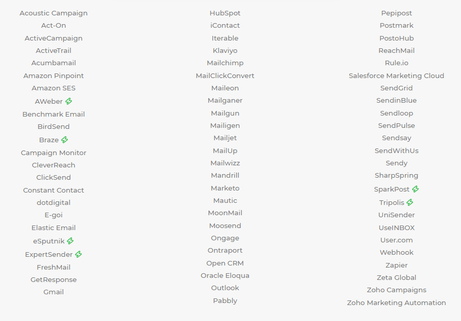 Opciones de Exportación de Stripo