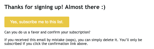 Subscription Confirmation Email Best Practices _ Be Concise