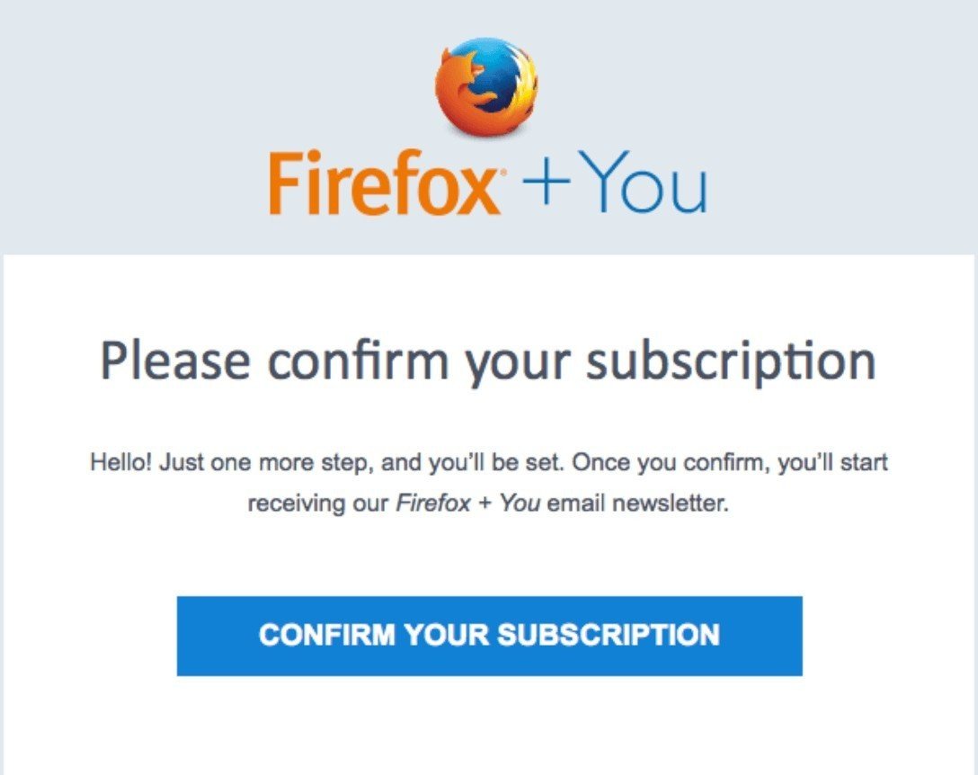 Subscription Confirmation Email Example _ Conciseness