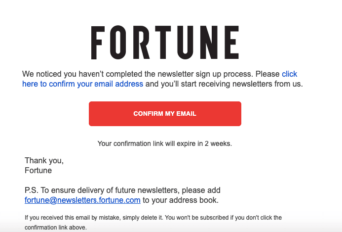 Subscription Confirmation Email _ Reminder