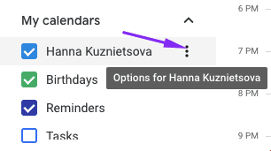 The Three Dots Option in Google