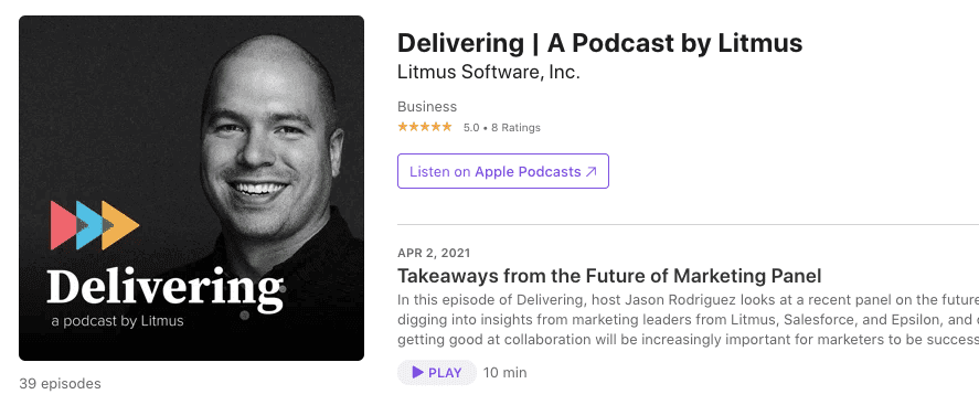 Top Podcasts on Email Marketing_Litmus
