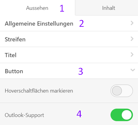Unterstützung für Outlook_Kontrolle