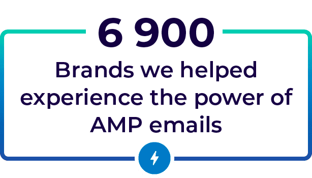 We helped thousands of brands experience the power of amp