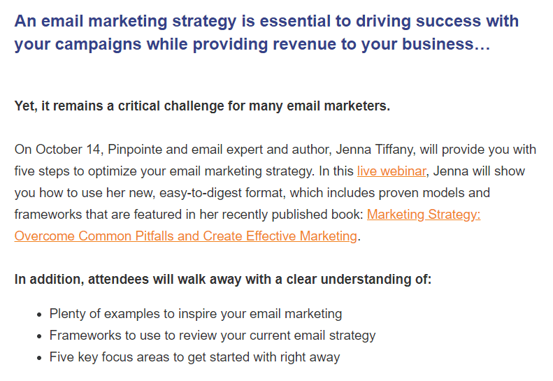 Exemples d'e-mails d'invitation à un webinaire _ Résolvez les problèmes des utilisateurs