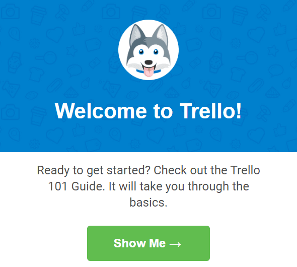 Welcome Ecommerce Emal by Trello