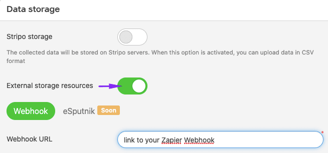 Zapier as Data Storage