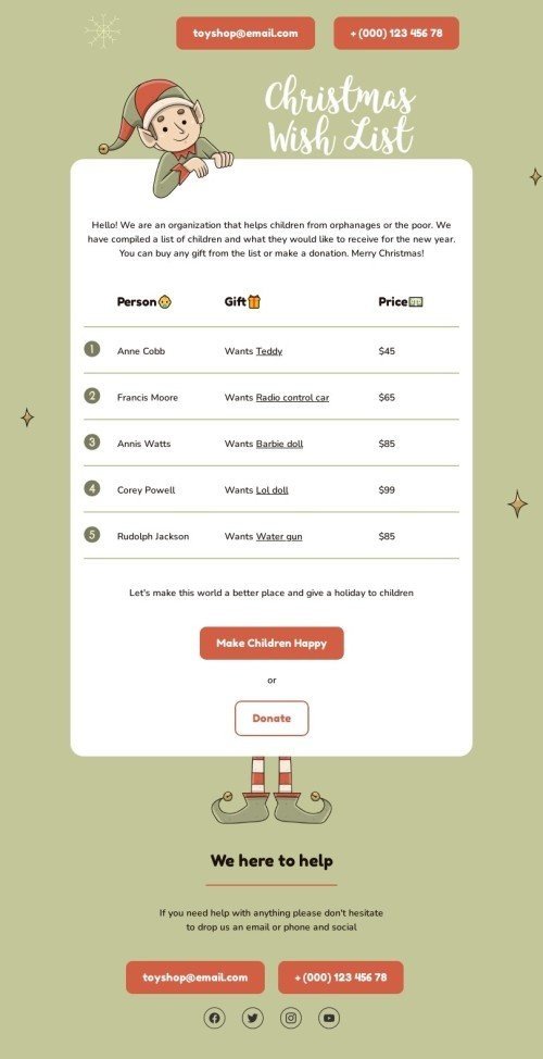 Make children happy Email Template by :full_name — Stripo.email