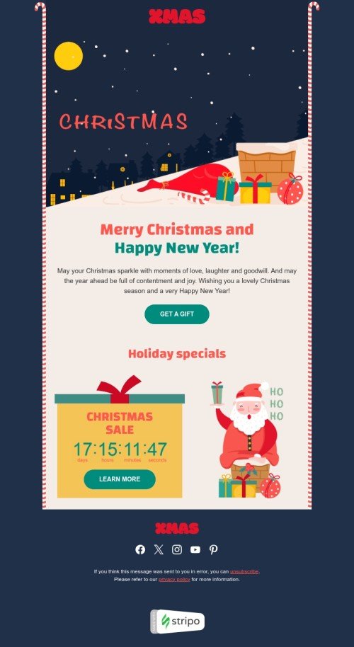 Christmas at the gate Email Template by Ruslan Trepukhalov — Stripo.email