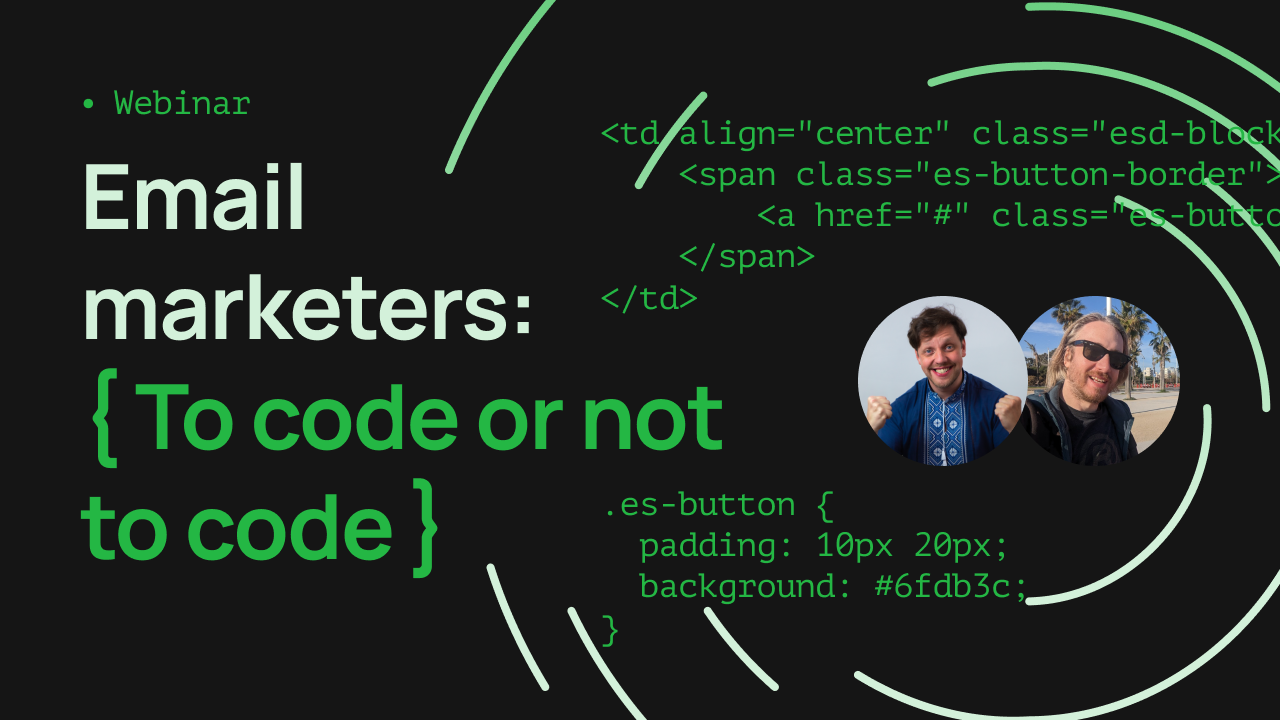 Email marketers: To code or not to code