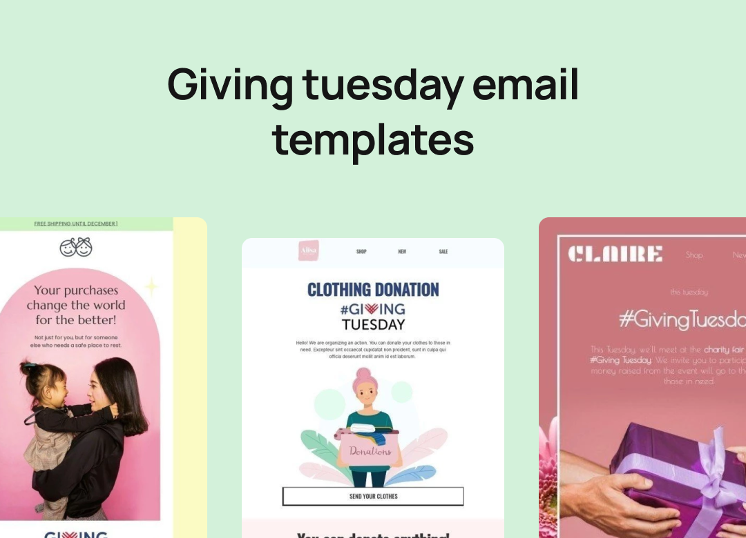 Giving Tuesday Email Templates 📭 Free Giving Tuesday HTML Email